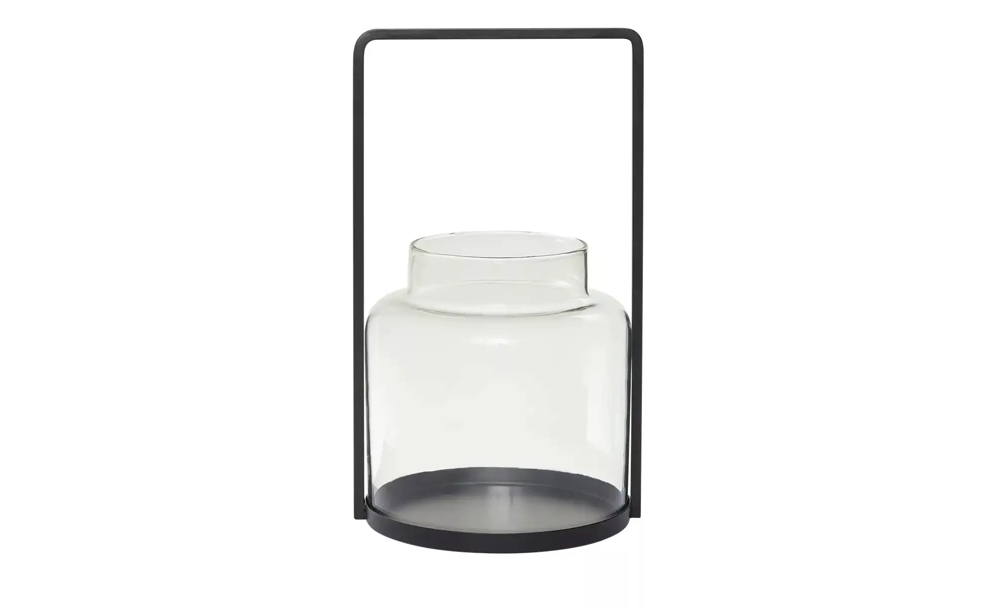 Windlicht   ¦ schwarz ¦ Eisen,Glas ¦ Maße (cm): B: 21 H: 26 T: 19.0 Accesso günstig online kaufen