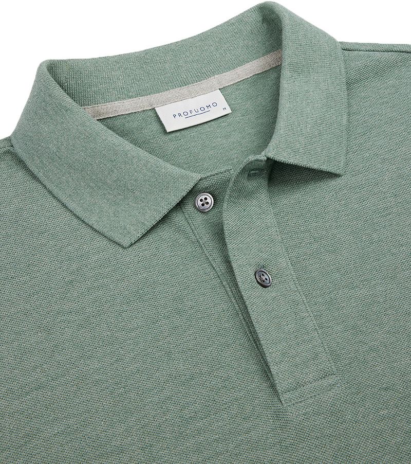 Profuomo Piqué Poloshirt Grün - Größe XL günstig online kaufen