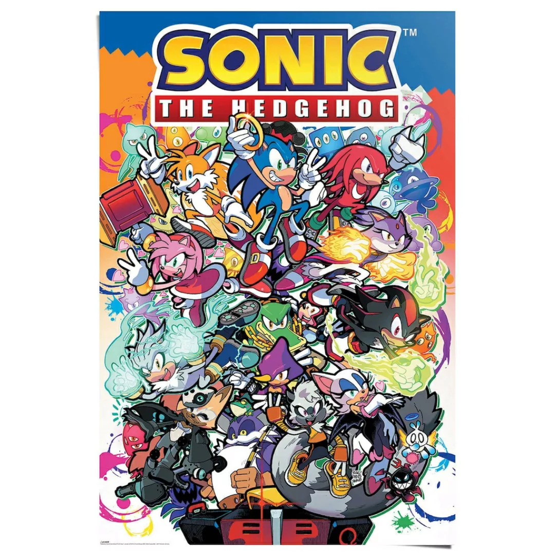 Reinders Poster "Sonic The Hedgehog - sonic comic characters" günstig online kaufen