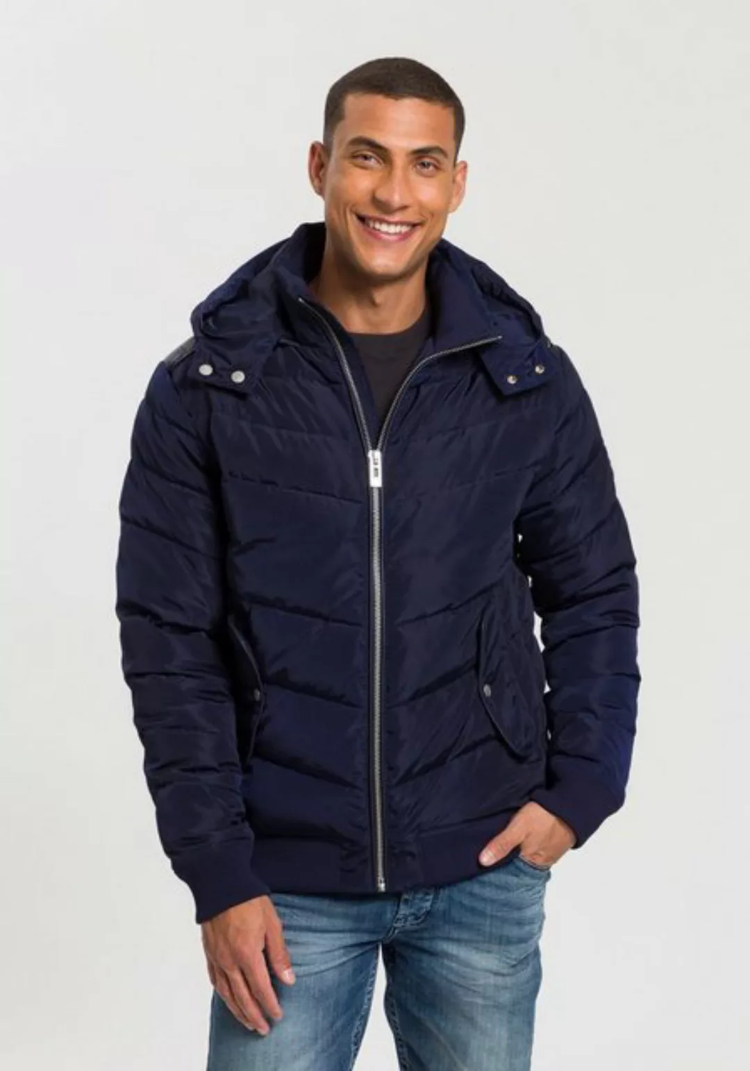 Bruno Banani Blouson, mit Kapuze, aus schnelltrocknendem Material, trendige günstig online kaufen