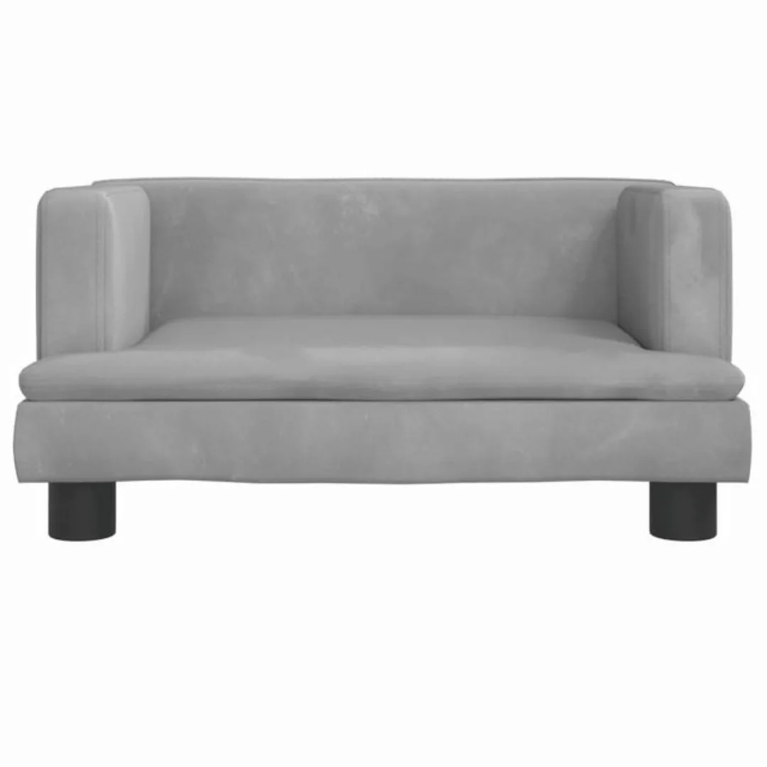 vidaXL Kindersofa Kindersofa Schwarz 60x40x30 cm Samt Kindercouch Kindermöb günstig online kaufen