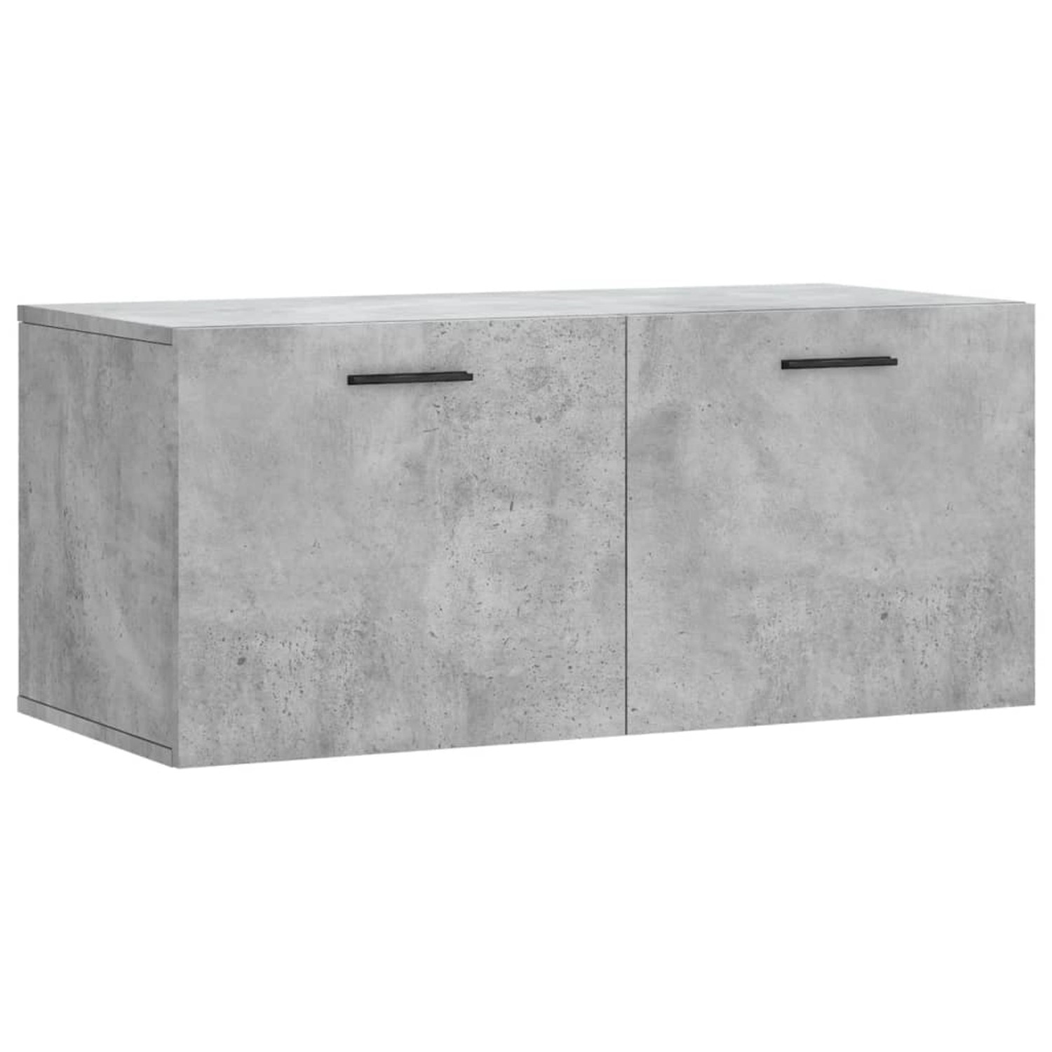 vidaXL Hängeschrank Wandschrank Betongrau 80x36,5x35 cm Holzwerkstoff günstig online kaufen