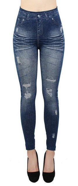 dy_mode Thermoleggings Thermo Leggings Damen Jeggings Gefüttert Hochbund Je günstig online kaufen