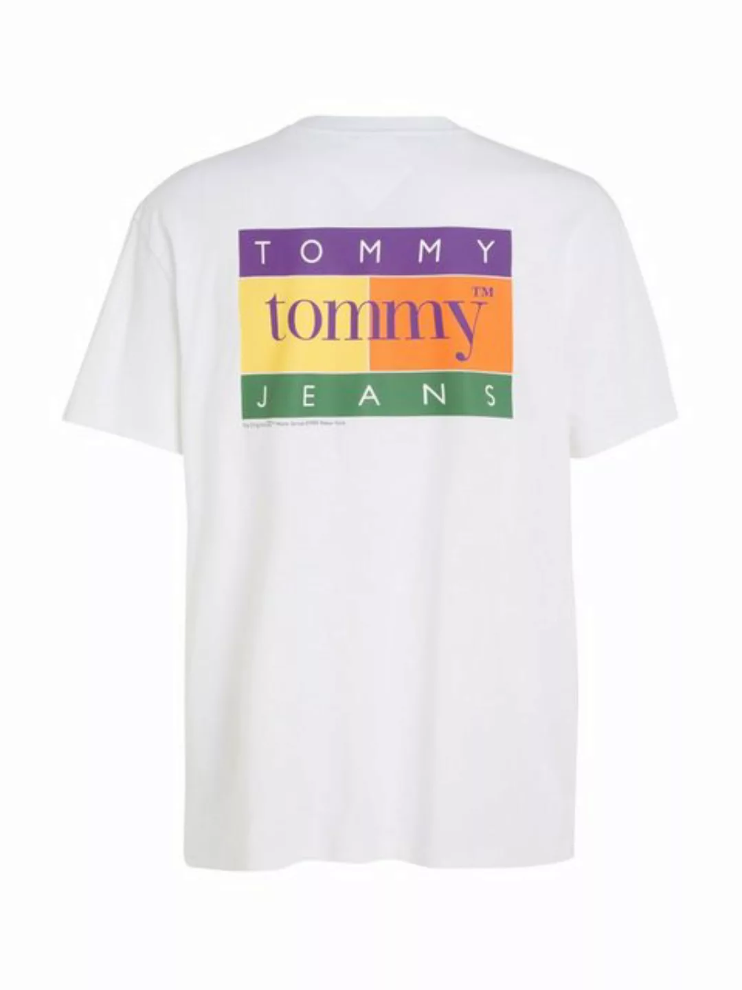 Tommy Jeans T-Shirt TJM REG SUMMER FLAG TEE EXT Mehrfarbiger Rückenprint günstig online kaufen