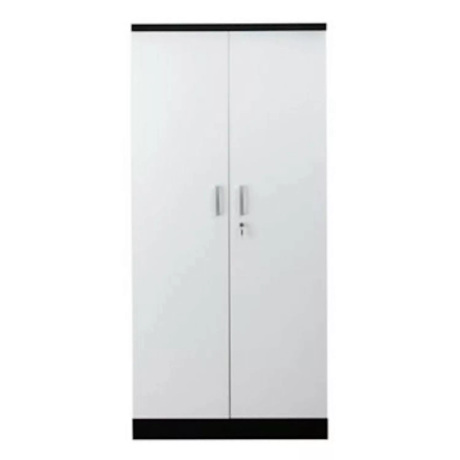 PROREGAL Aktenschrank Beetle 4 Fachböden HxBxT 195 x 92 x 42 cm Schwarz & W günstig online kaufen