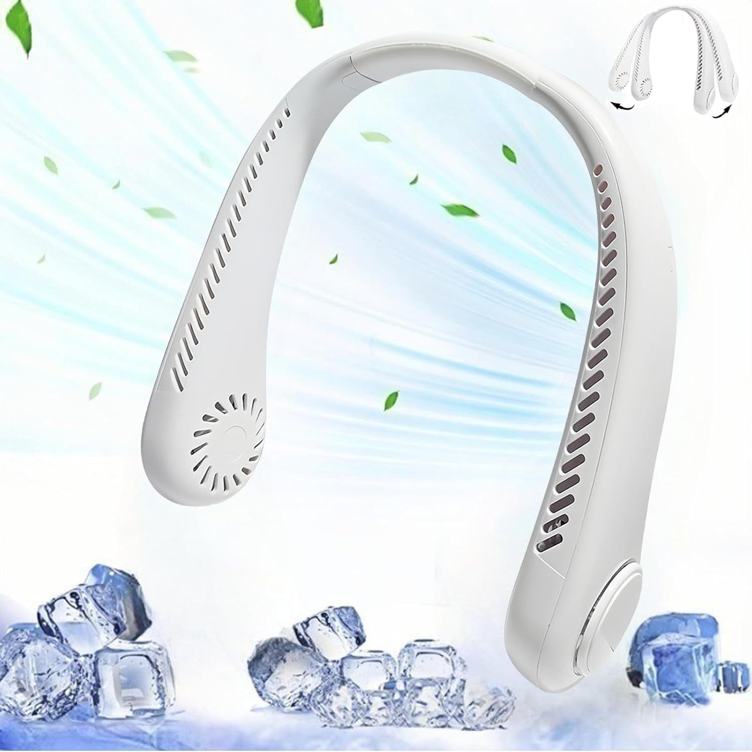 BlingBin Mini USB-Ventilator Tragbarer Nackenventilator, Leiser günstig online kaufen