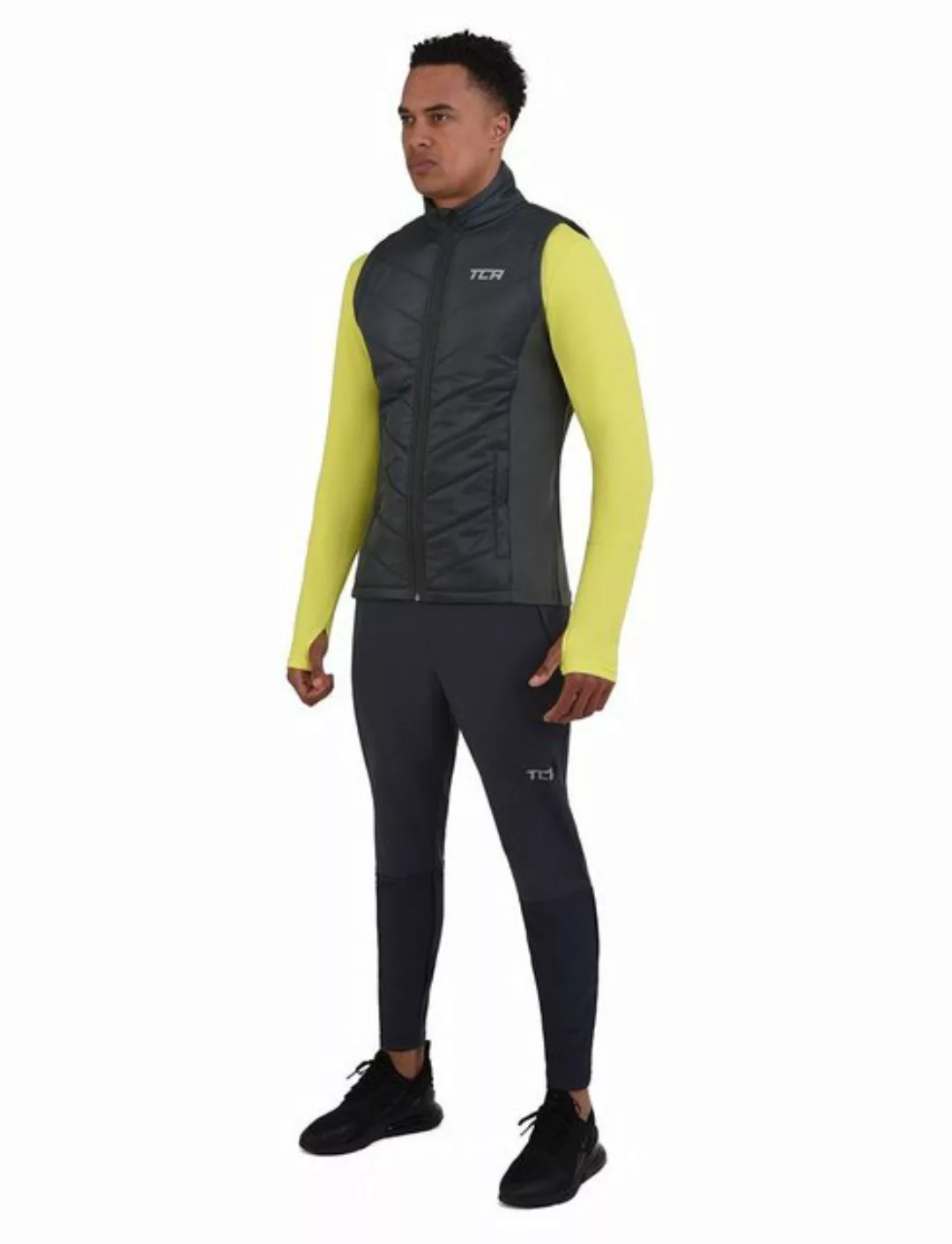 TCA Kurzjacke TCA Herren Excel Runner Weste Dunkelgrün XL günstig online kaufen