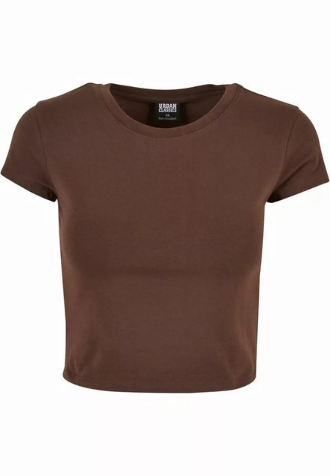 URBAN CLASSICS T-Shirt Urban Classics Damen Ladies Stretch Jersey Cropped T günstig online kaufen