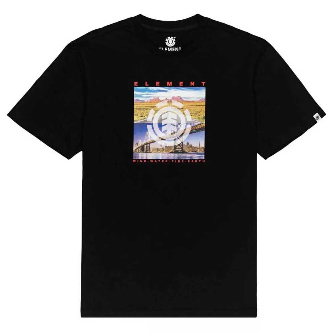 Element Peoria Kurzärmeliges T-shirt XS Flint Black günstig online kaufen