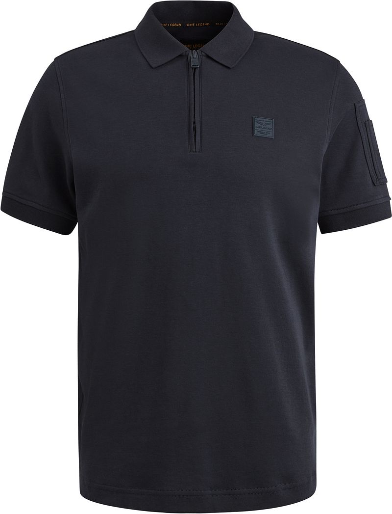 PME Legend Half-Zip Poloshirt Interlock Navy - Größe XL günstig online kaufen