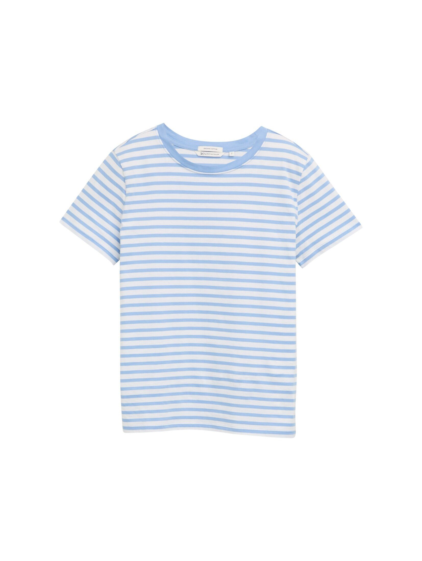 TOM TAILOR Denim T-Shirt mit Minimalprint günstig online kaufen