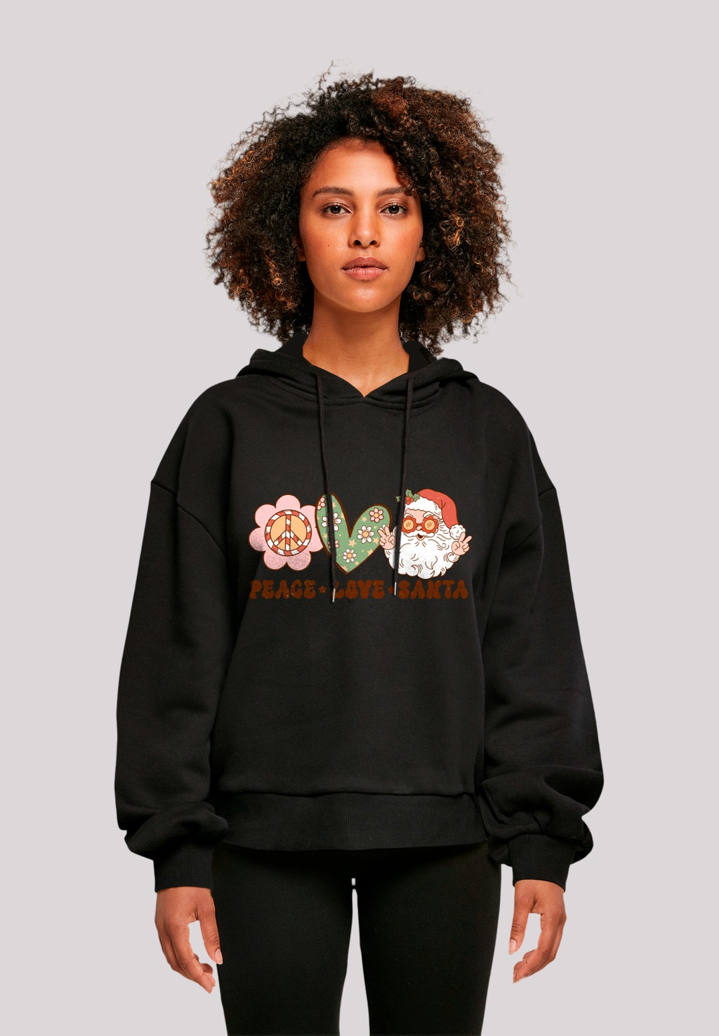 F4NT4STIC Kapuzenpullover "Peace Love Santa Weihnachten", Premium Qualität, günstig online kaufen