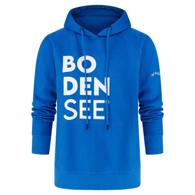 uptolake design Hoodie für Damen in weicher Bio Baumwolle mit Bodensee Schr günstig online kaufen