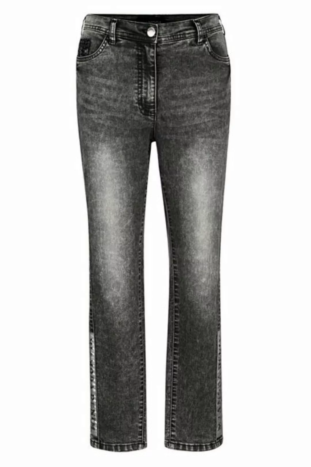 MIAMODA Regular-fit-Jeans Jeans Slim Fit Saumprint 5-Pocket günstig online kaufen