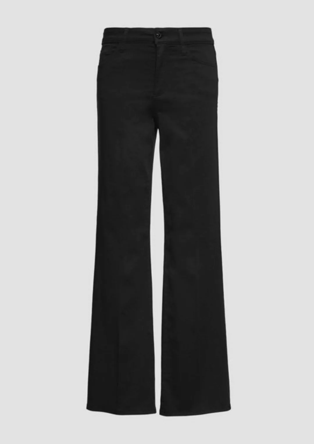 s.Oliver BLACK LABEL 5-Pocket-Jeans Jeans / High Rise / Flared Leg / Bügelf günstig online kaufen