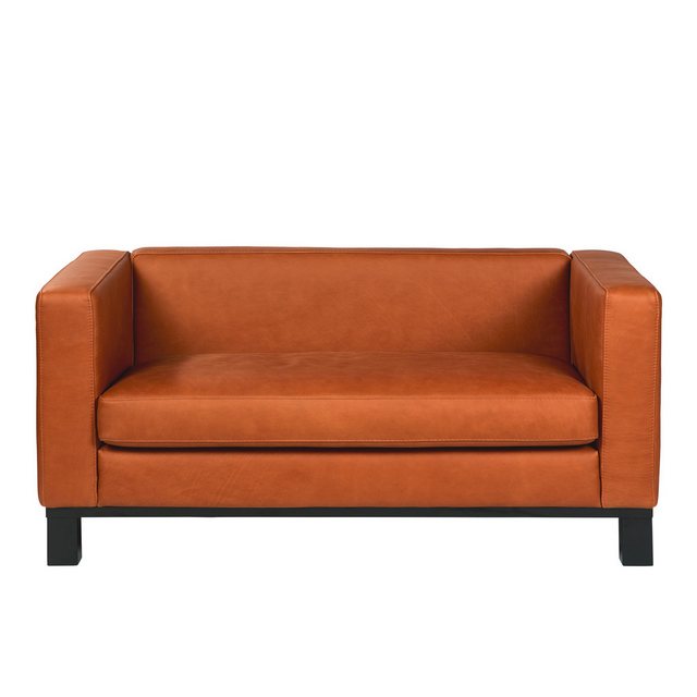 Lambert Sofa Bella Sofa lang 153 cm festbezogen Leder SANTA F günstig online kaufen