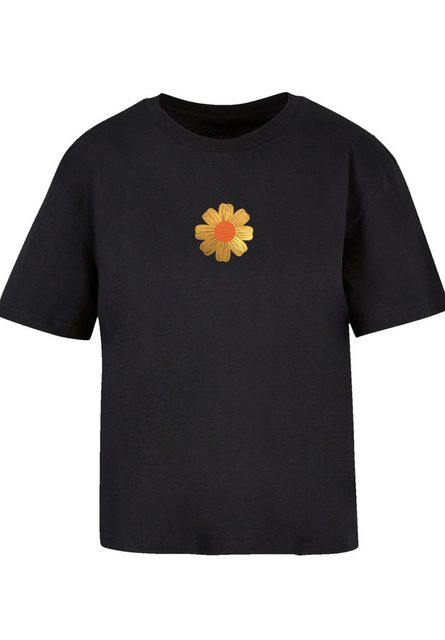 emoji couture T-Shirt Gold flower orange center Premium Qualität günstig online kaufen