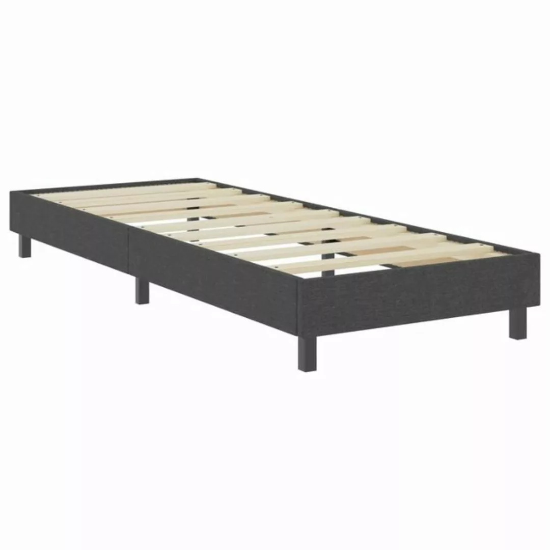 furnicato Bettgestell Boxspring-Grau Stoff 90x200 cm (1-tlg) günstig online kaufen