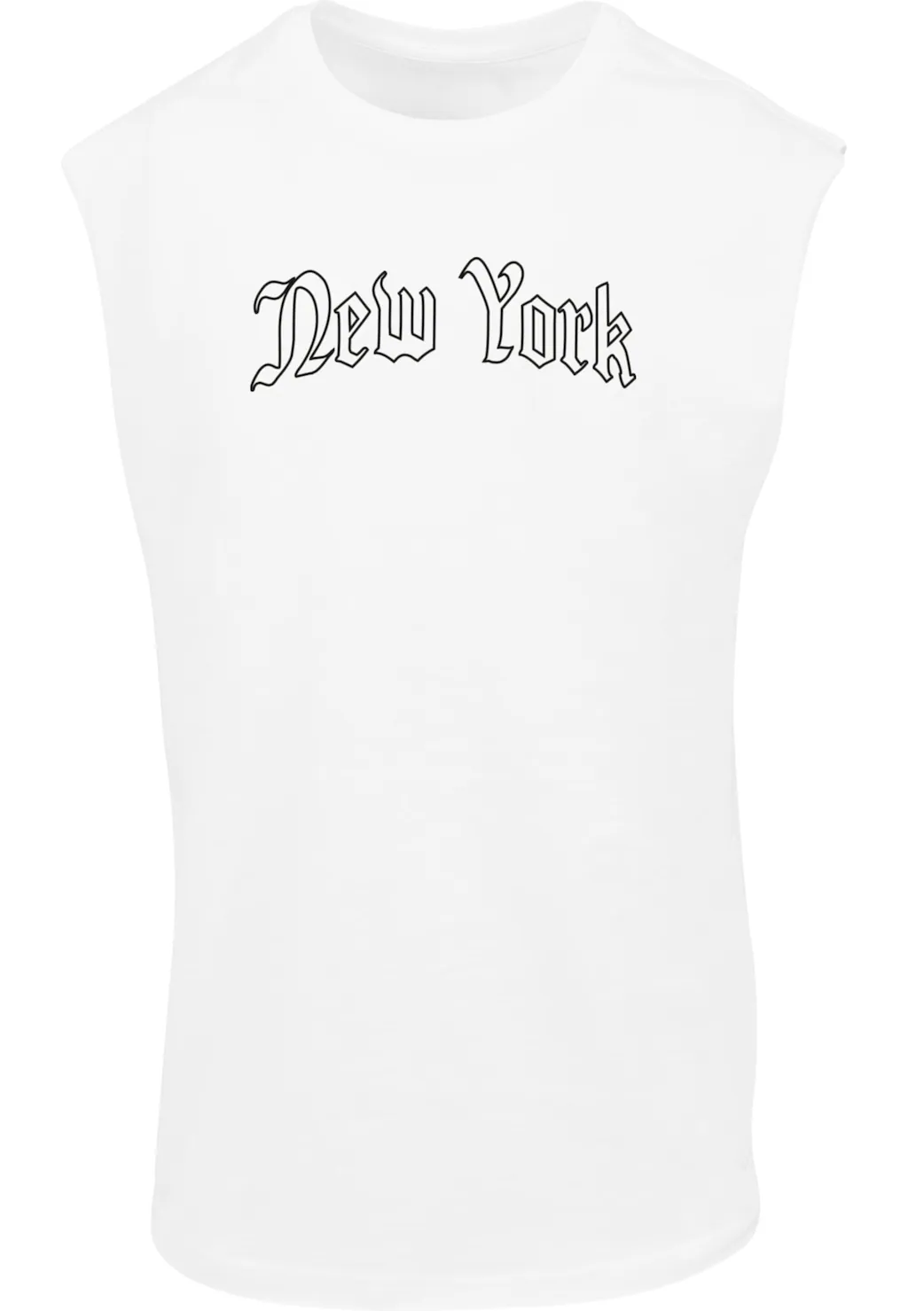 MisterTee T-Shirt "MisterTee New York Wording Sleeveless Tee" günstig online kaufen