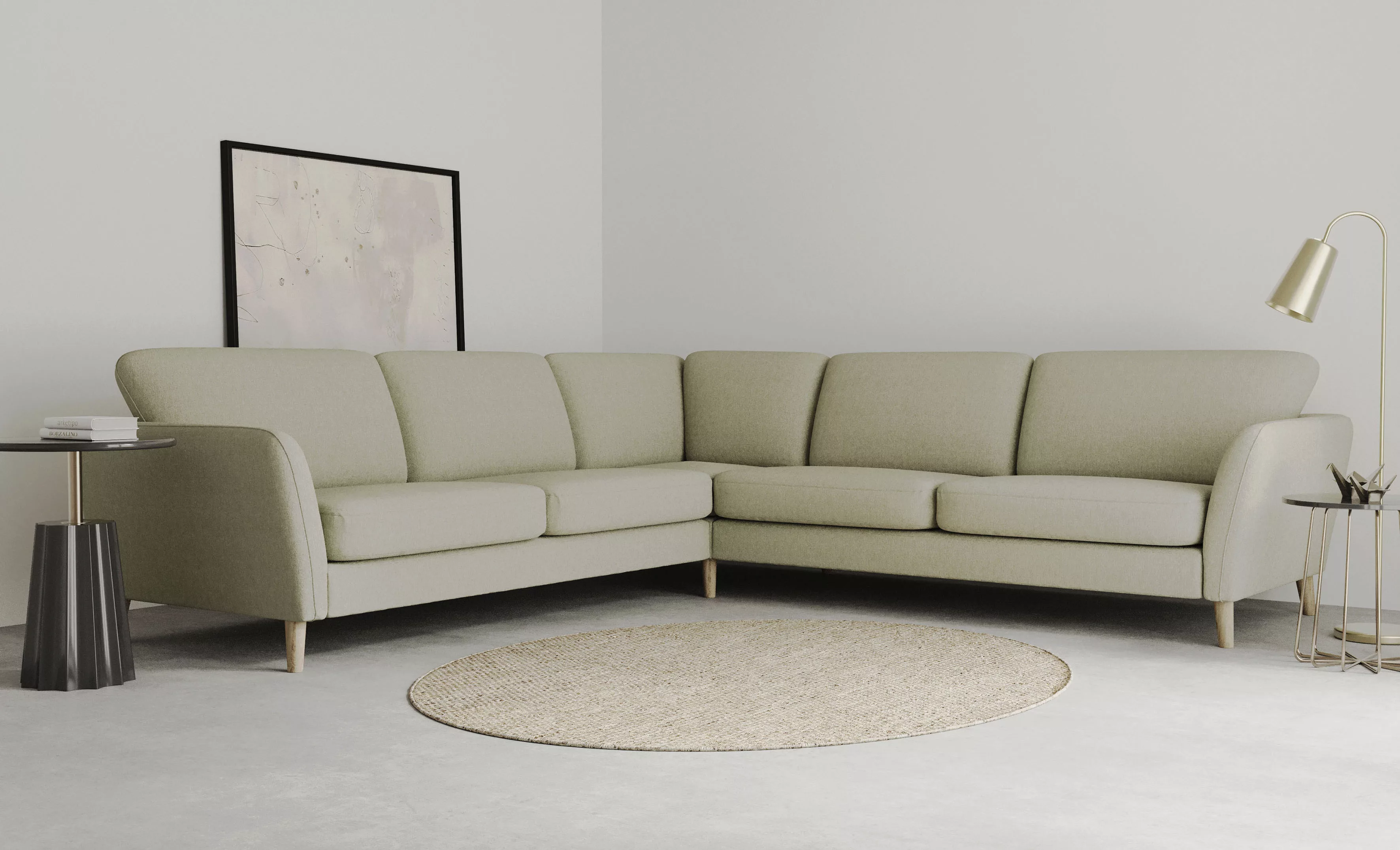 Home affaire Ecksofa »MARSEILLE 278/278 cm, L-Form,«, gleichschenklig, aus günstig online kaufen