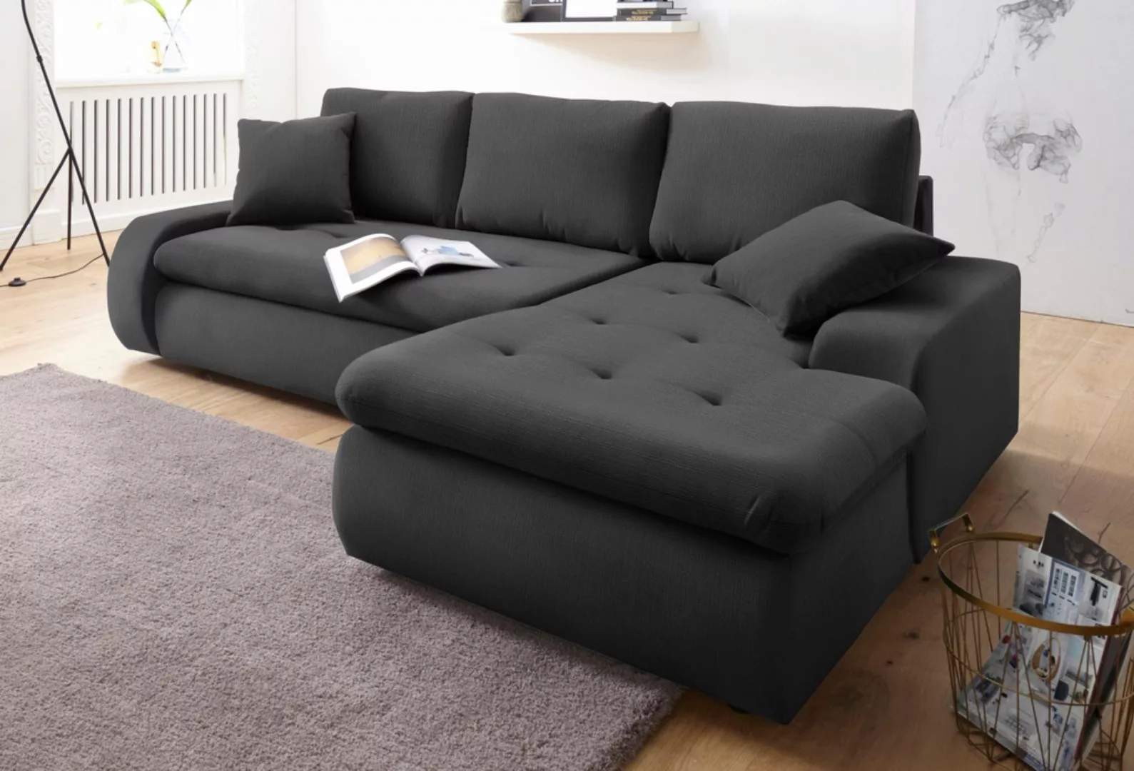 TRENDMANUFAKTUR Ecksofa »Indie II, tolle Detailverarbeitung, bequem und kom günstig online kaufen