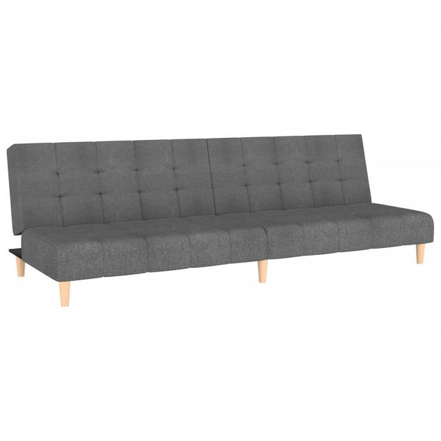 vidaXL Sofa, Schlafsofa 2-Sitzer Hellgrau Stoff günstig online kaufen