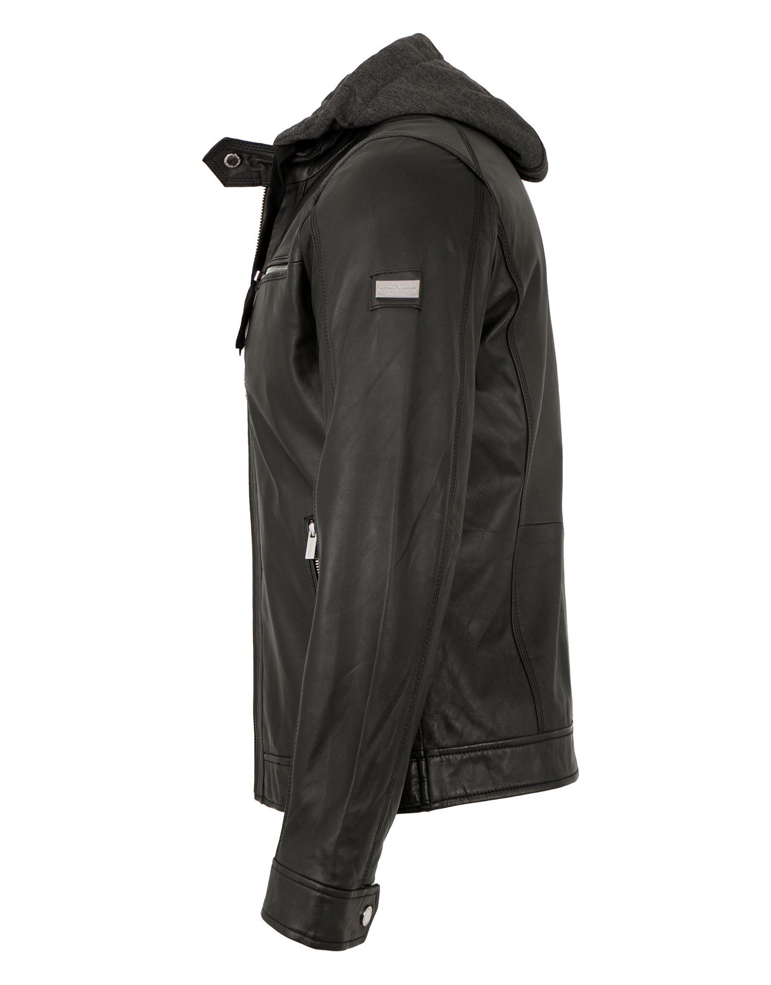Lederjacken24 Lederjacke Smudo Herren Echtleder Lederjacke günstig online kaufen