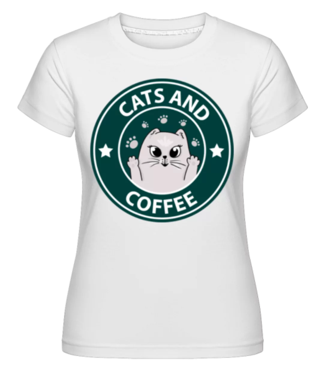 Cats And Coffee · Shirtinator Frauen T-Shirt günstig online kaufen