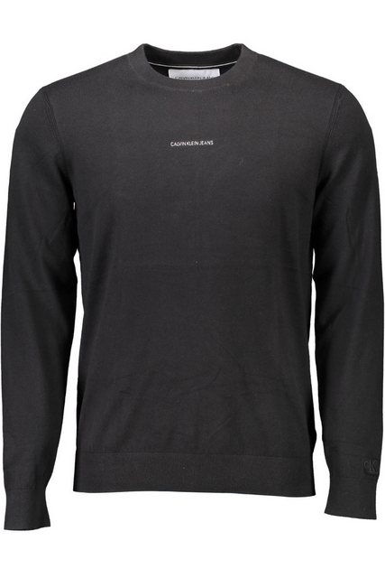 Calvin Klein Jeans Strickpullover Stylischer Herren Pullover Schwarz – Lang günstig online kaufen