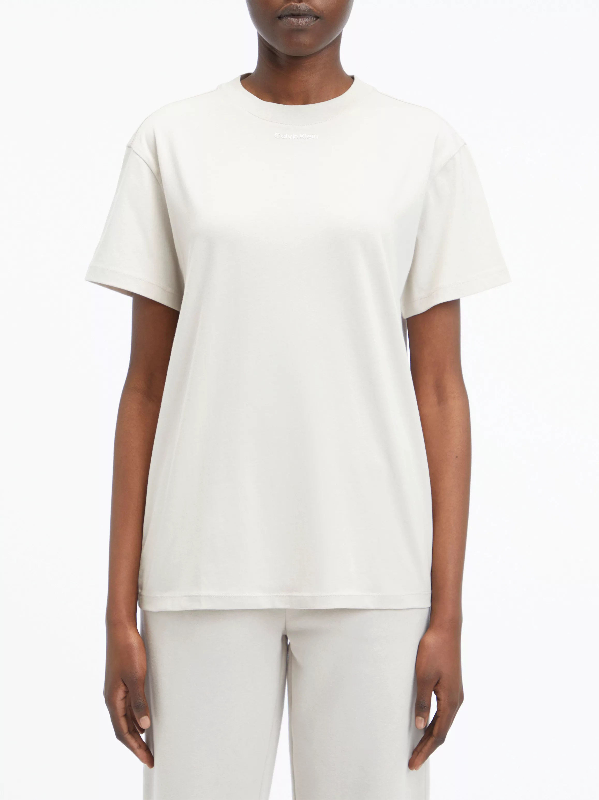 Calvin Klein T-Shirt "METALLIC MICRO LOGO T SHIRT" günstig online kaufen