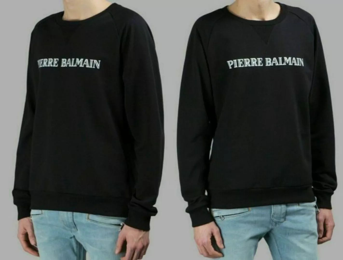 Balmain Sweatshirt Pierre Balmain Iconic Logo Sweatshirt Jumper Sweater Pul günstig online kaufen