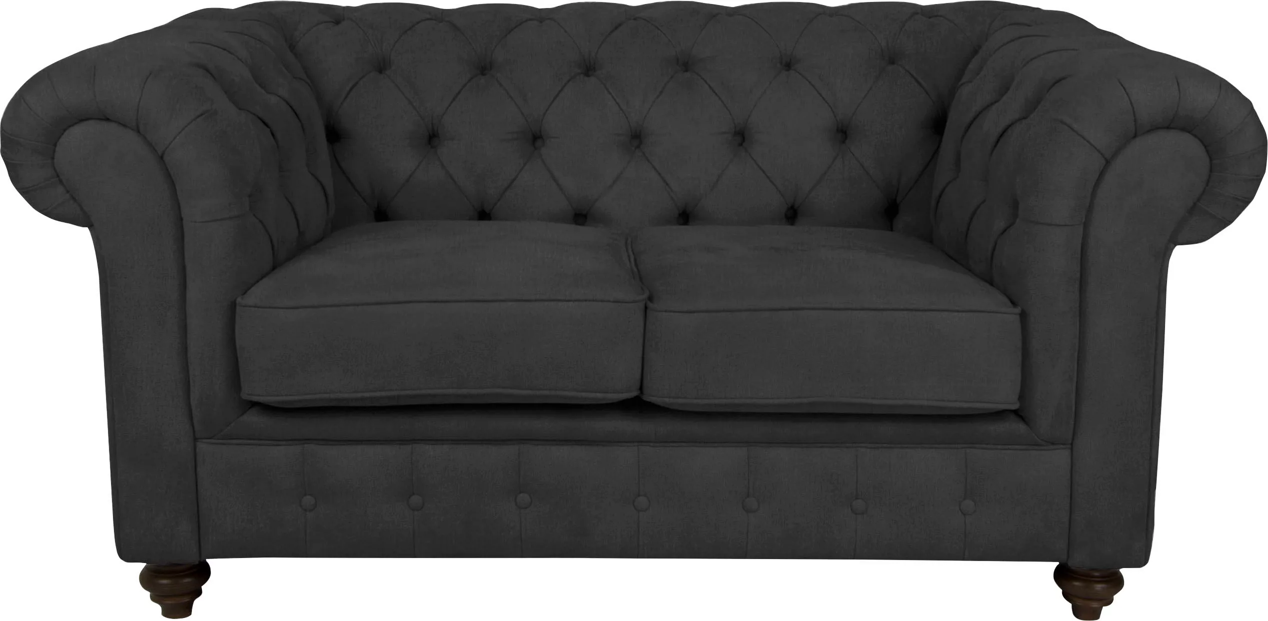 Home affaire Chesterfield-Sofa "Duc 2-Sitzer", hochwertige Knopfheftung im günstig online kaufen