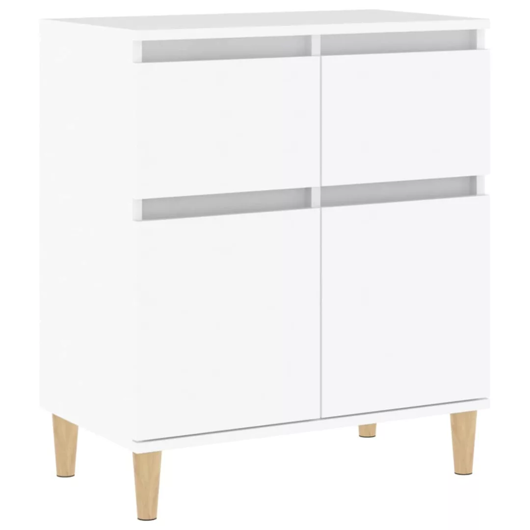 Vidaxl Sideboard Weiß 60x35x70 Cm Holzwerkstoff günstig online kaufen