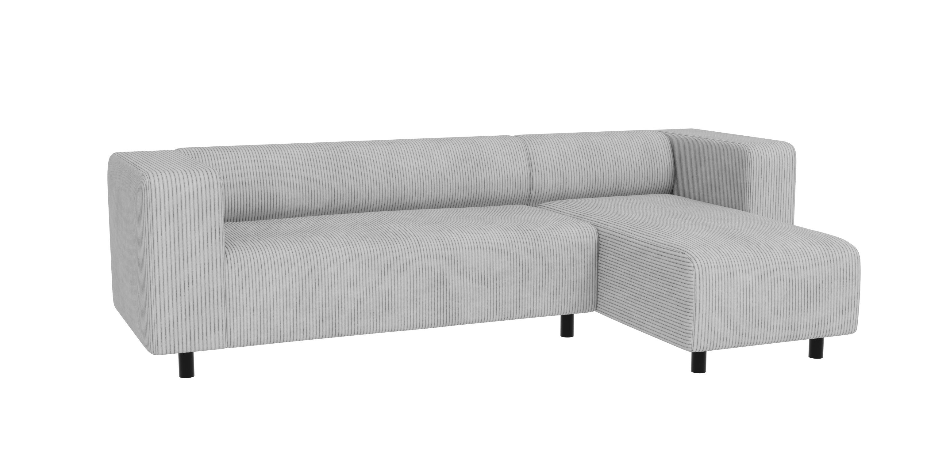 S-Style Möbel Ecksofa Gustav mit Ottomane günstig online kaufen