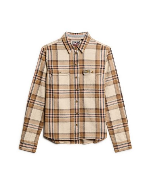 Superdry Langarmbluse LUMBERJACK (1-tlg) Falten günstig online kaufen