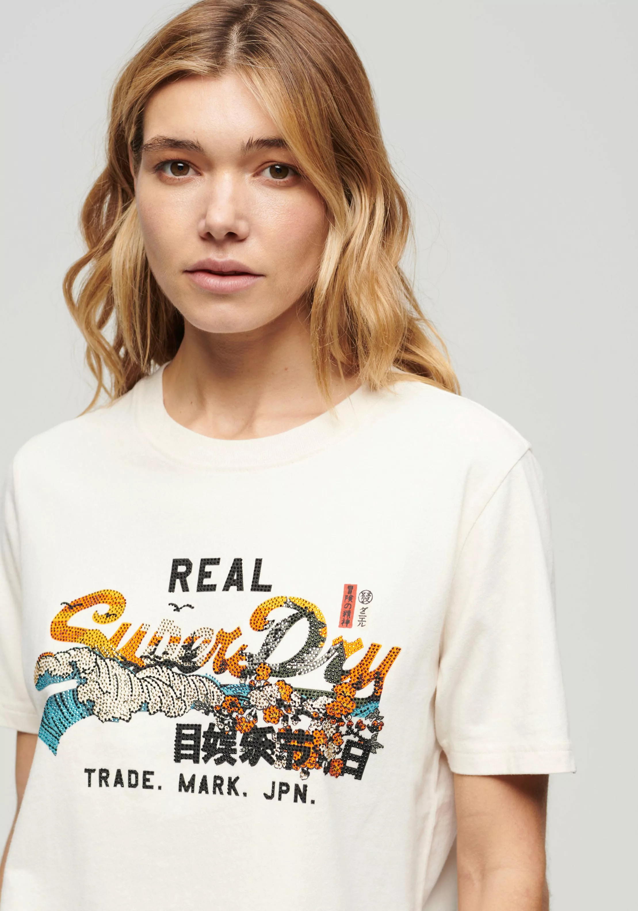 Superdry Print-Shirt TOKYO VL RELAXED T SHIRT günstig online kaufen