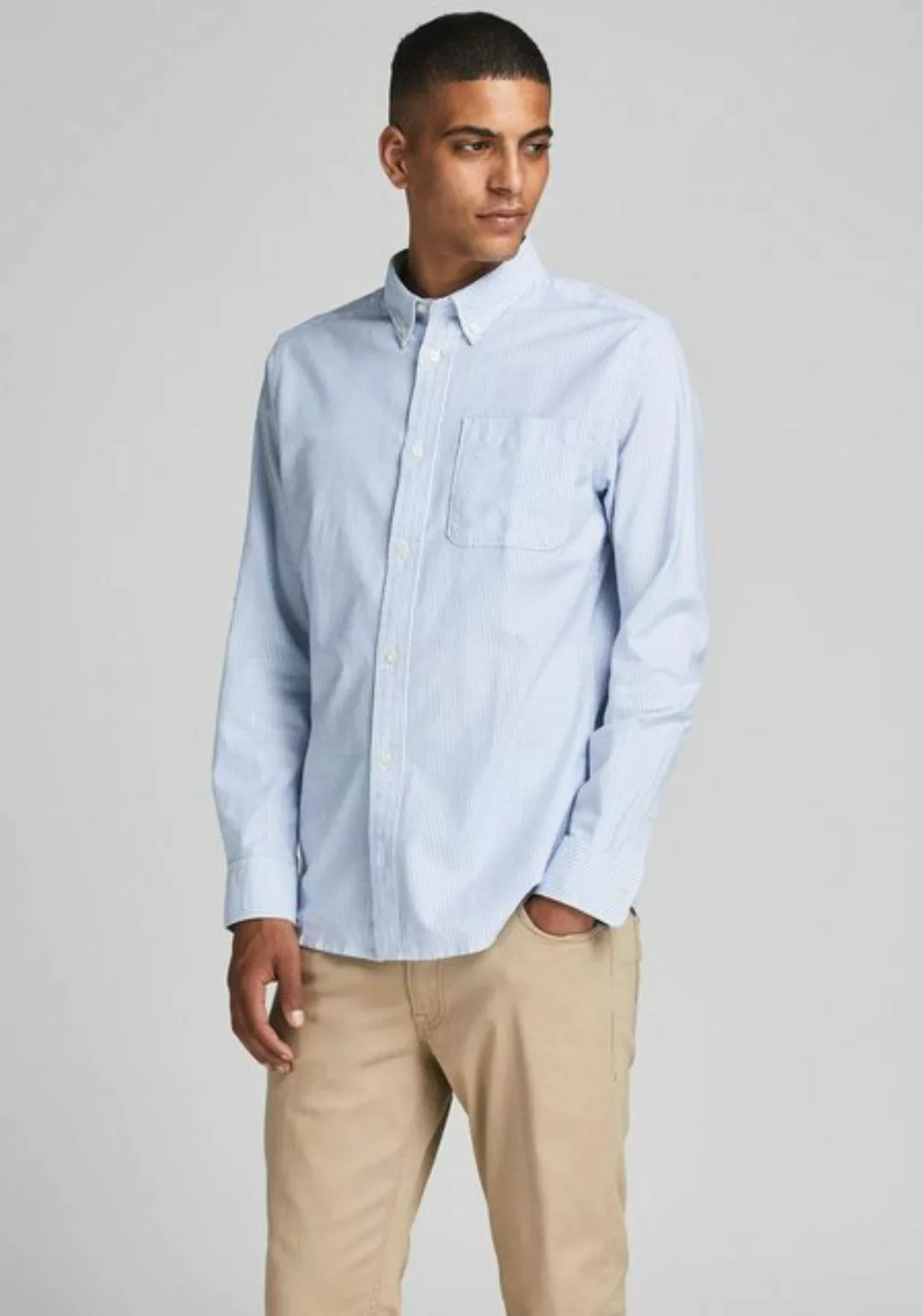 Jack & Jones Langarmhemd BROOK OXFORD günstig online kaufen