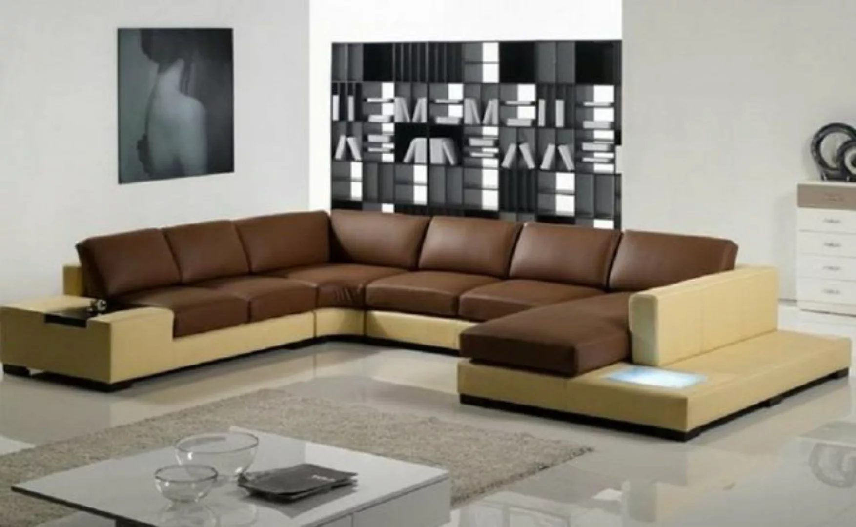 JVmoebel Ecksofa Wohnlandschaft U Form Sofa Eckcouch Ecksofa Couch Polster, günstig online kaufen