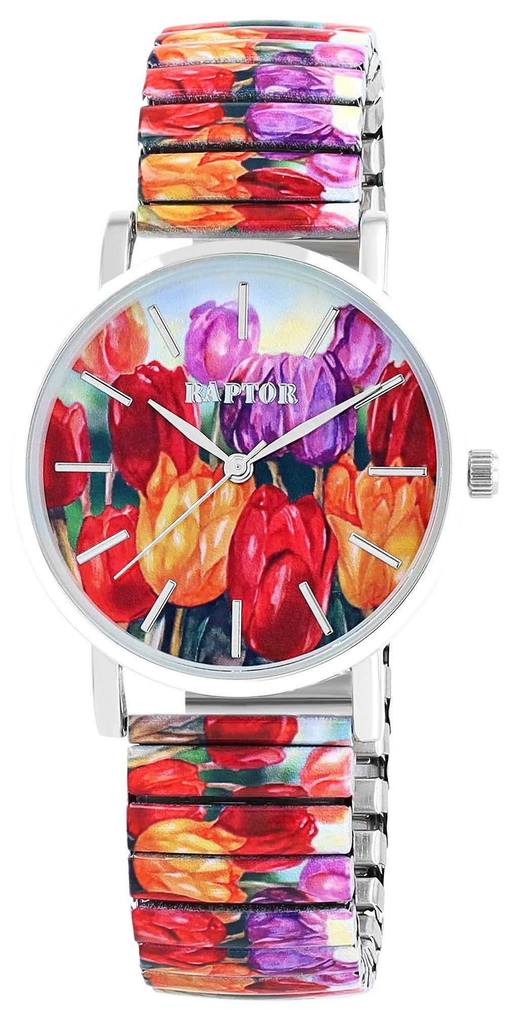 Raptor Quarzuhr Colorful Edition mit Edelstahlzugarmband, günstig online kaufen