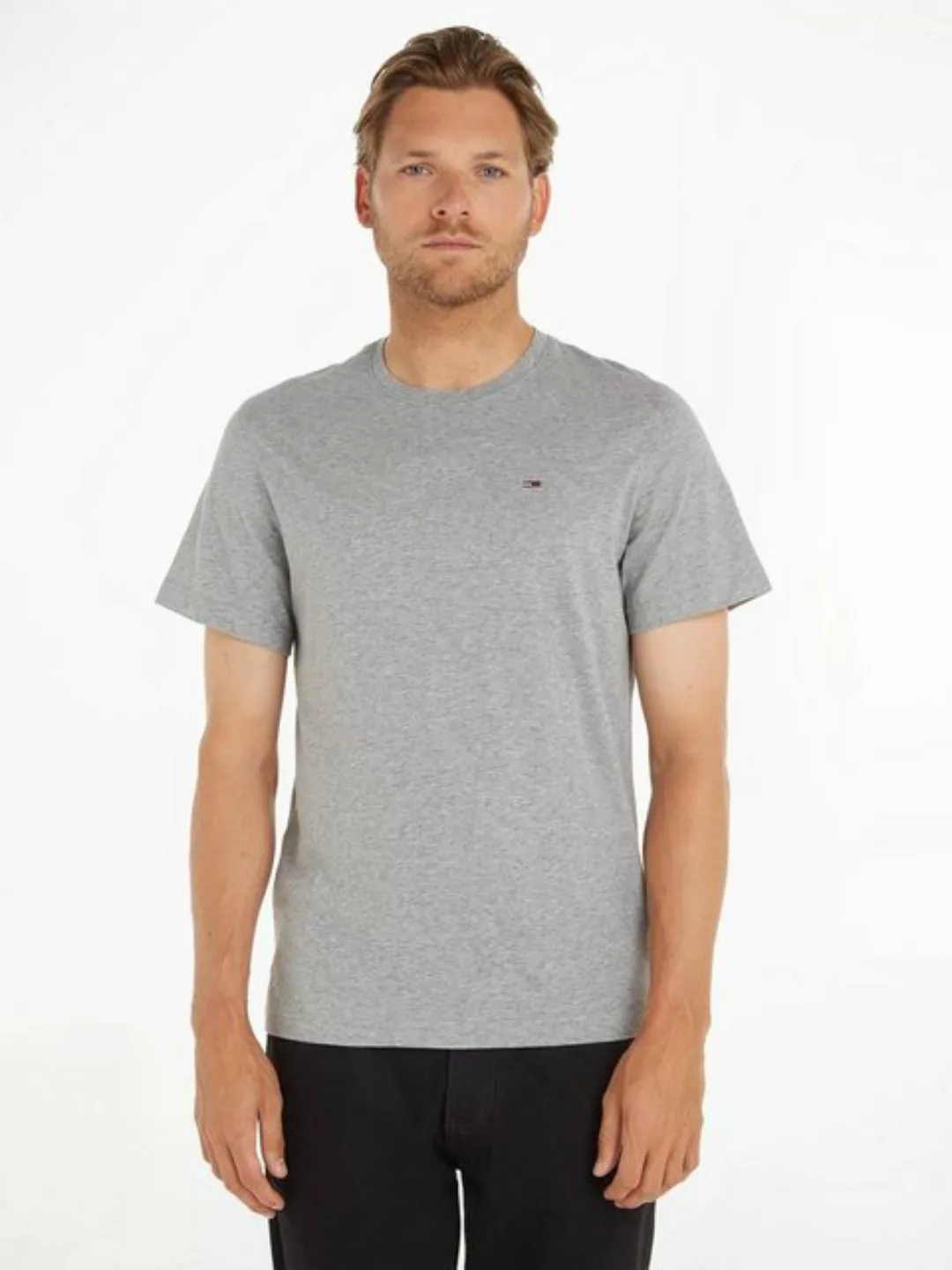 Tommy Jeans T-Shirt TJM ESSENTIAL SOLID TEE Regular Fit mit Rundhalsausschn günstig online kaufen