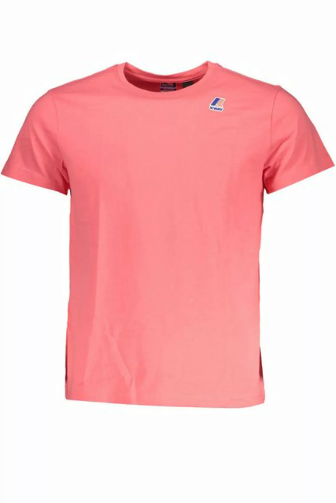 K-Way T-Shirt Rosa Kurzarm Herren T-Shirt mit Rundhals und günstig online kaufen