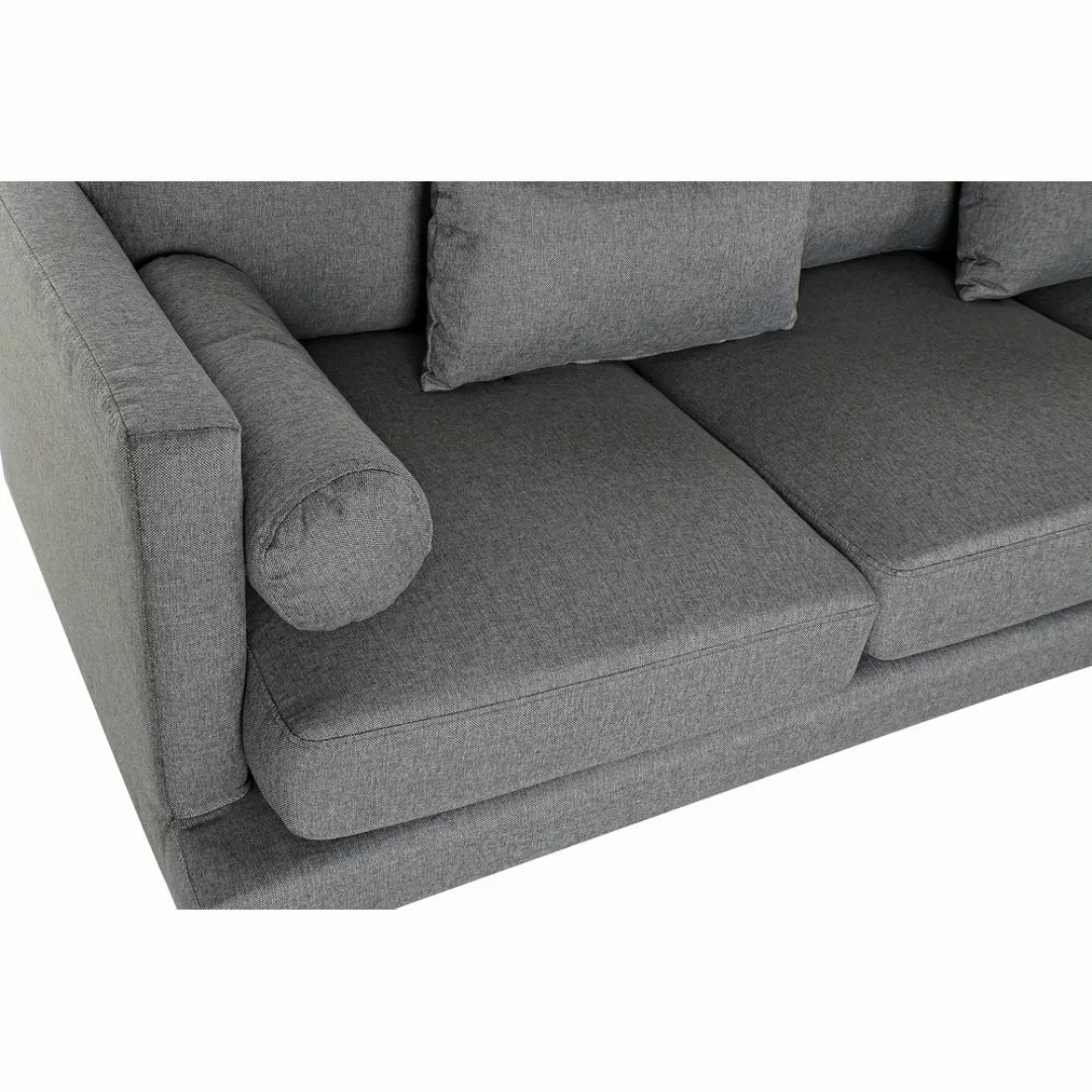 Sofa Dkd Home Decor Polyester Dunkelgrau (195 X 85 X 85 Cm) günstig online kaufen