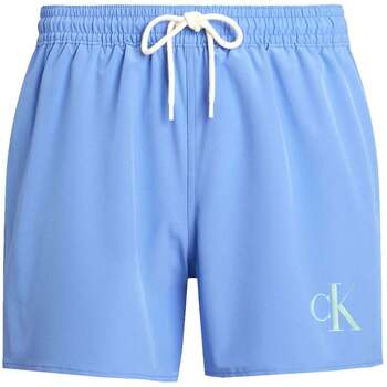 Calvin Klein Jeans  Badeshorts CK Monogram Swim Shorts Glacier günstig online kaufen