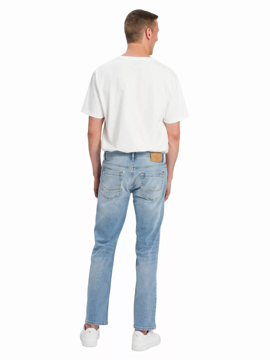 Cross Jeans Herren Jeans ANTONIO - Relaxed Fit - Blau - Light Blue günstig online kaufen