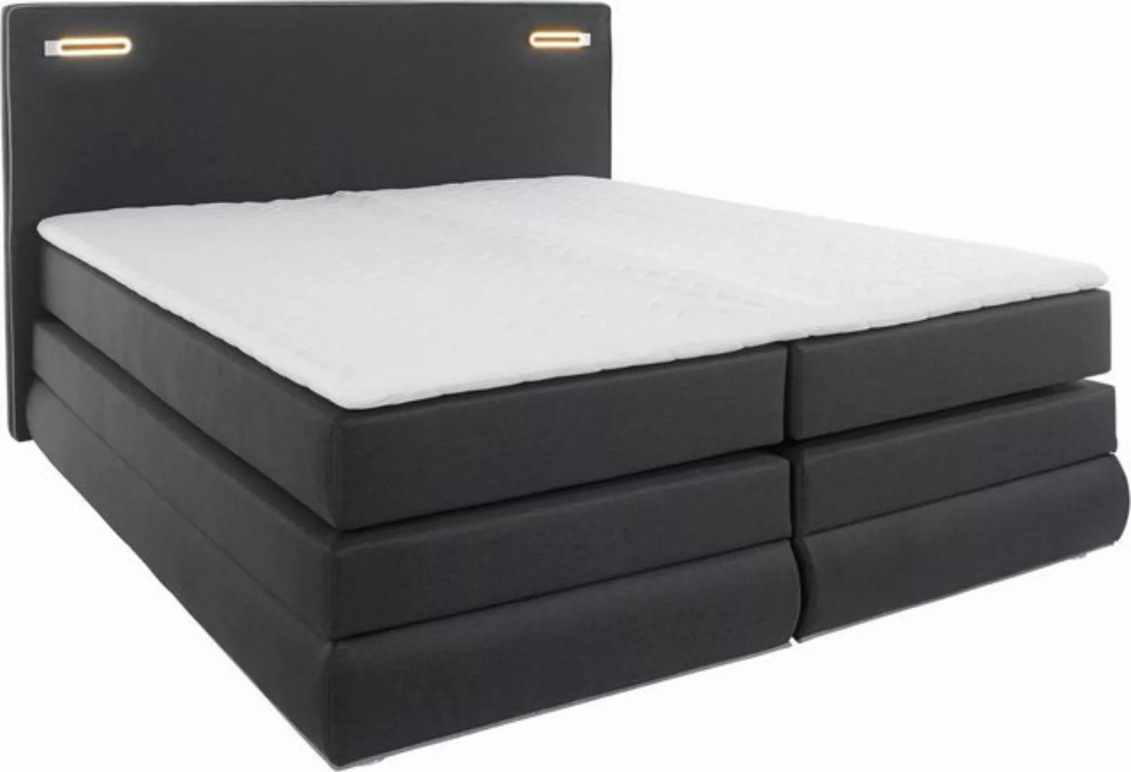 COLLECTION AB Boxspringbett Rubona, inkl. Bettkasten, LED-Beleuchtung und T günstig online kaufen