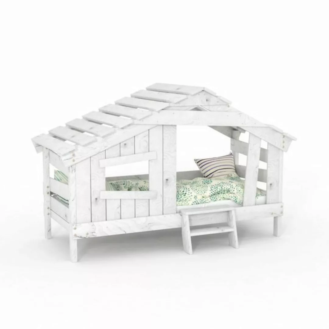 bibex Kinderbett APART CHALET Kinderbett, Jugendbett, Spielbett, creme-beig günstig online kaufen