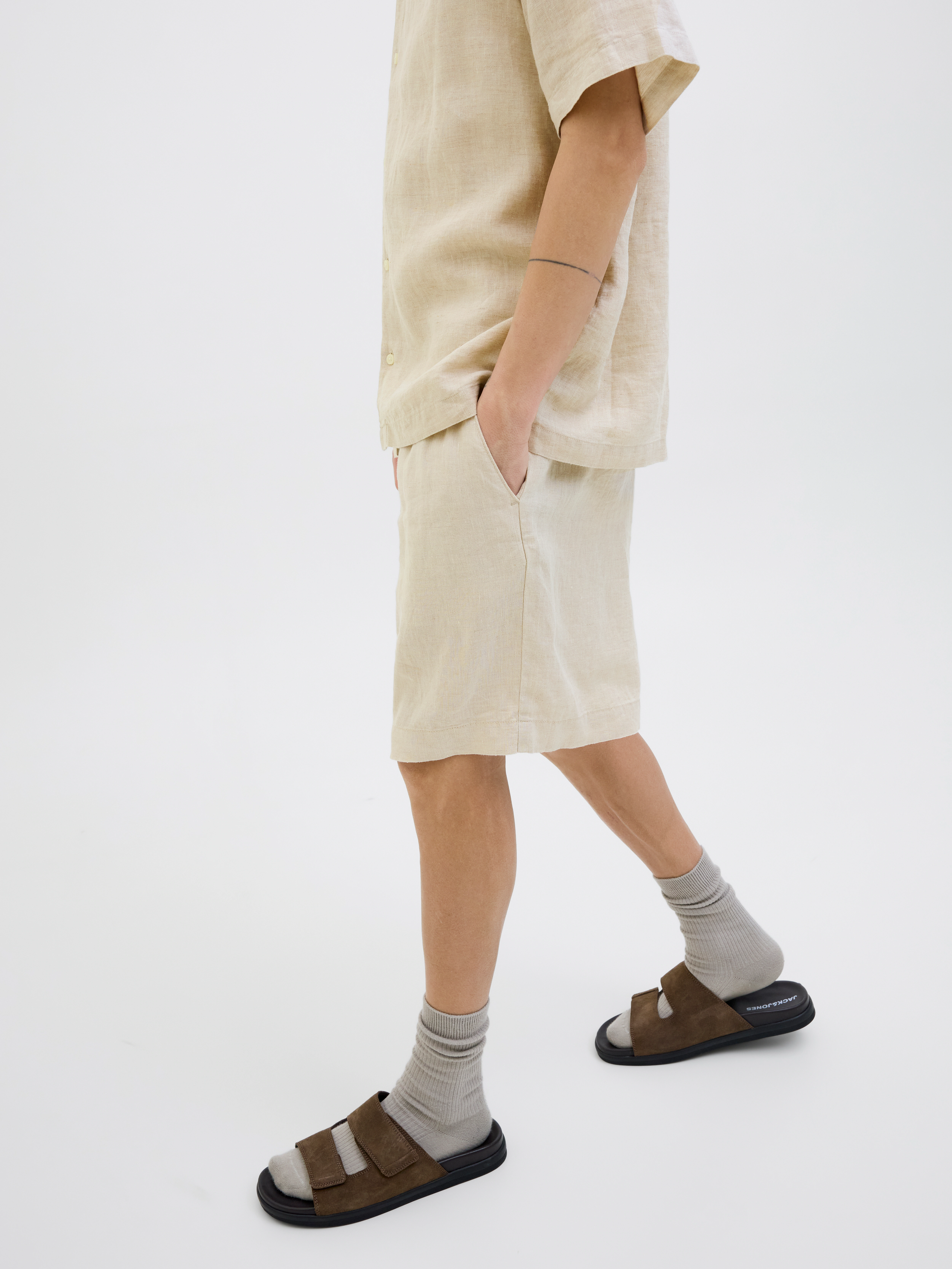 Jack & Jones Shorts "JPSTBILL LAWRENCE LINEN SHORTS SRT LN" günstig online kaufen
