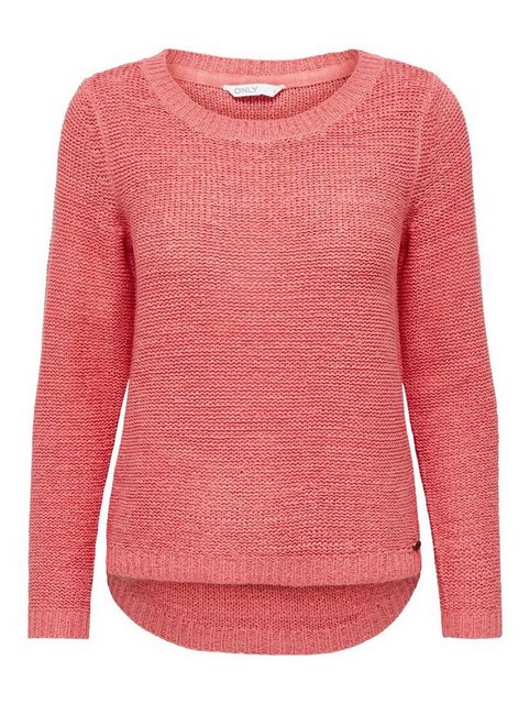 ONLY Strickpullover Einfarbiger Basic Strickpullover ONLGEENA 4251 in Rosa günstig online kaufen