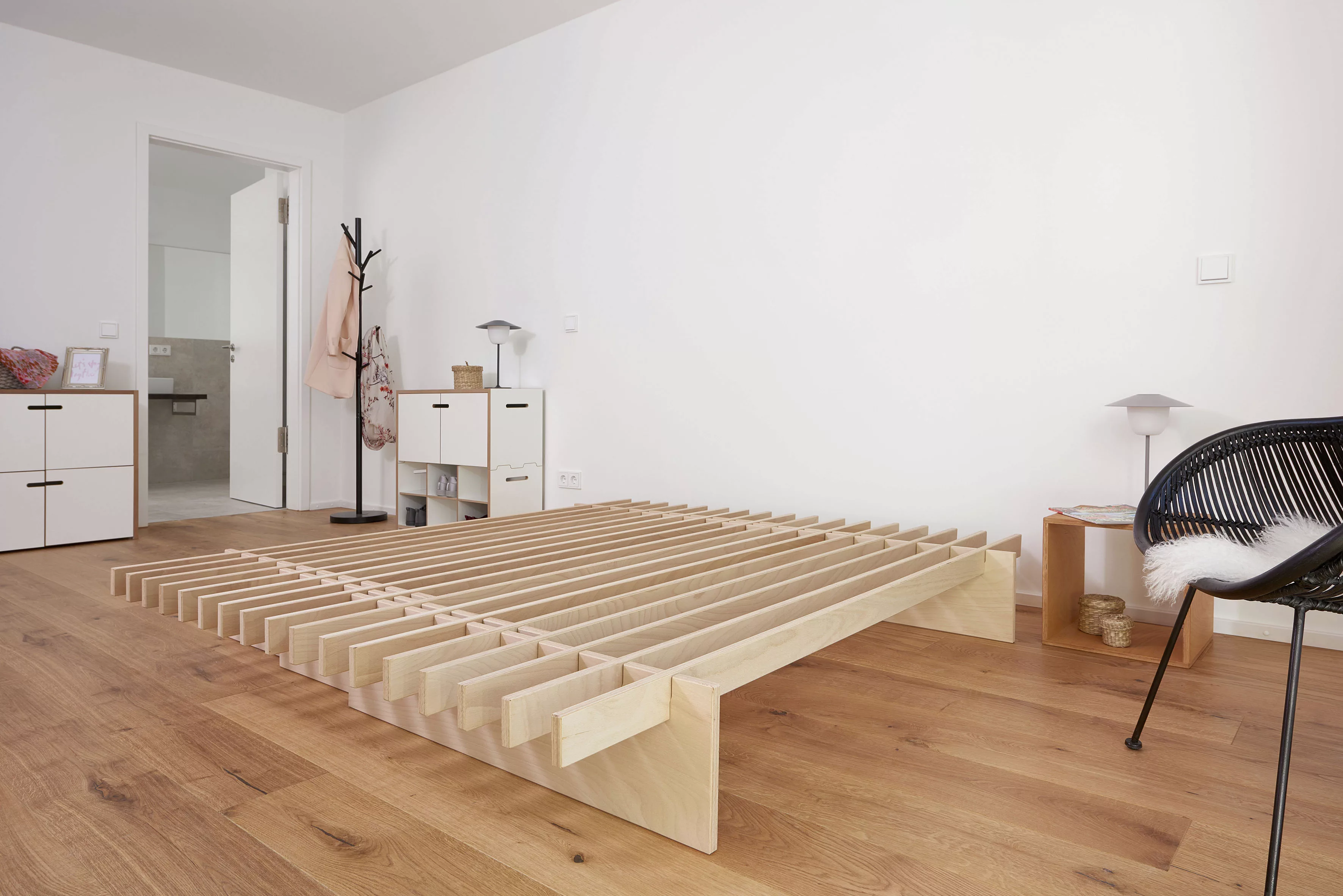 Tojo Futonbett "parallel L", einfache Montage ohne Werkzeug, in verschieden günstig online kaufen