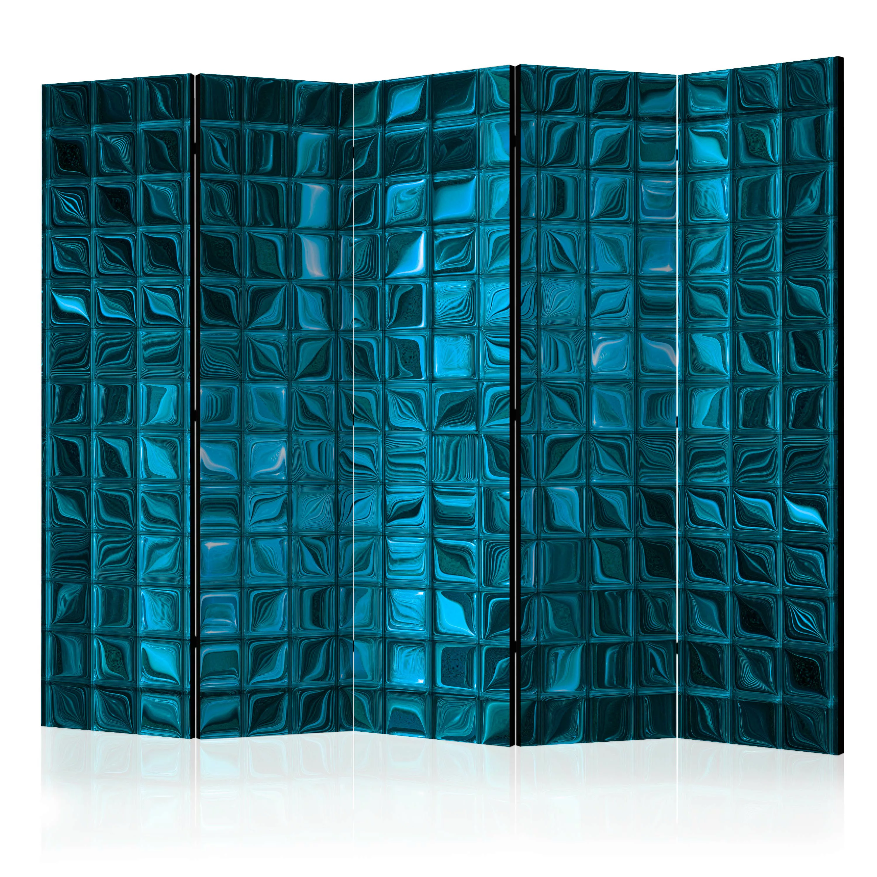 5-teiliges Paravent - Azure Mosaic Ii [room Dividers] günstig online kaufen